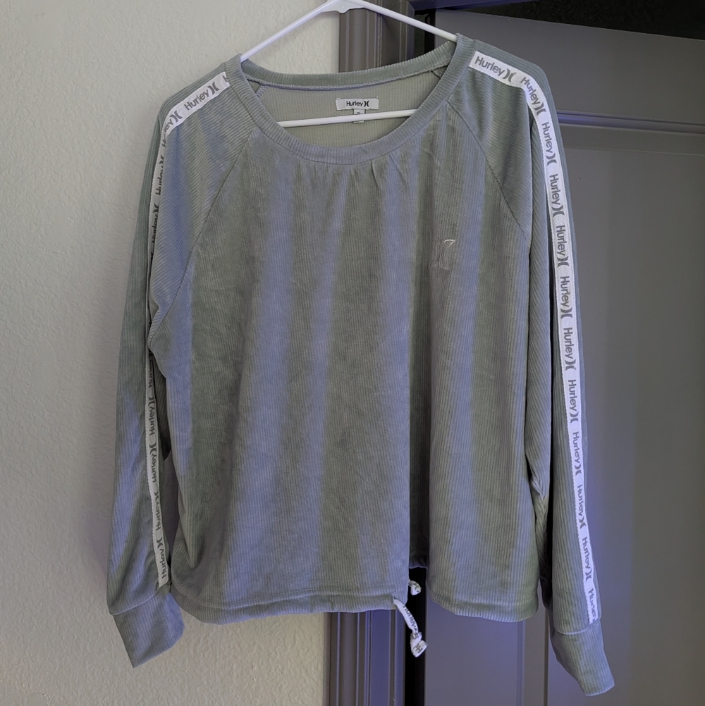 Hurley Ribbed Long Sleeve Top – Size XL